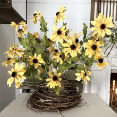 Decorative Yellow Black Eyed Susan Stem