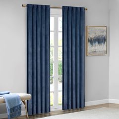 Deep Solid Darkening Curtain Panels Set of 2