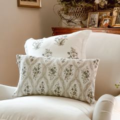 Delicate Rose Bouquet Pillow Cover