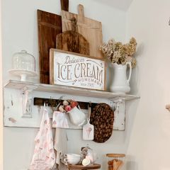 Delicious Ice Cream Handmade Sign