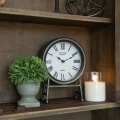 Detouche Round Tabletop Clock