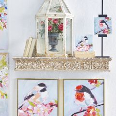 Elegant Fir Wood Wall Shelf