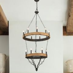 Tiered Lodge Chandelier