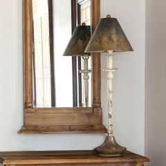 Distressed Buffet Lamp