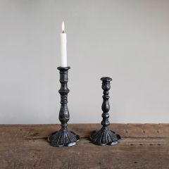 Distressed Cast Iron Taper Holder