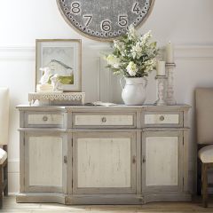 Distressed Fir Wood Farmhouse Cabinet