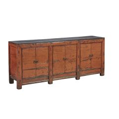Distressed Found Asian Sideboard