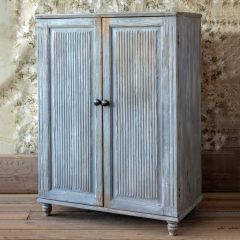 Distressed Hallway Storage Cabinet 