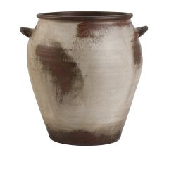 Distressed Mandeville Pot With Handles
