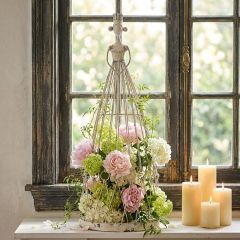 Distressed Metal Princess Birdcage