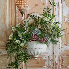 Distressed Metal Wall Pocket Container