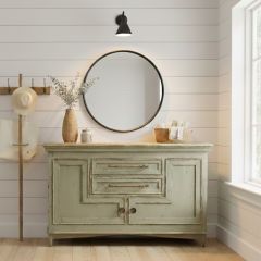 Distressed Modern Farmhouse Cabinet