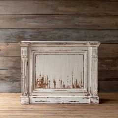 Distressed Painted Service Counter