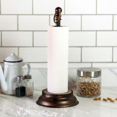 Distressed Paper Towel Holder