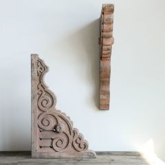 Distressed Pink Hued Corbel Set of 2