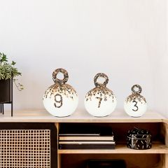 Distressed Round Weights Set of 3
