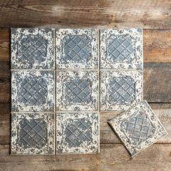 Distressed Tin Ceiling Tiles Antique White