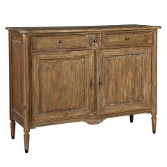 Distressed Wood Accent Cabinet