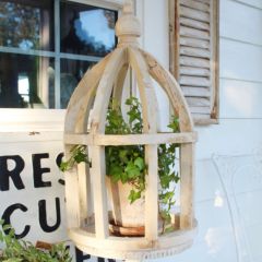 Distressed Wood Lantern