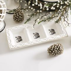 Divided Holiday Relish Tray