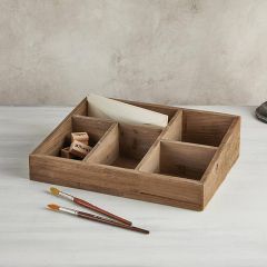 Divided Wooden Organizer