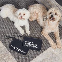 Dog Life Canvas Zipper Pouch