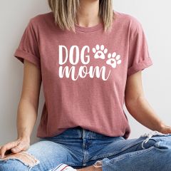Dog Mom Mauve Tee