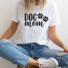 Dog Mom White Tee