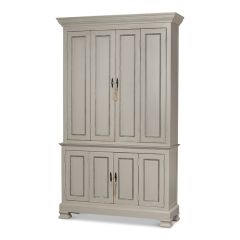Double Doors Pine Storage Cabinet