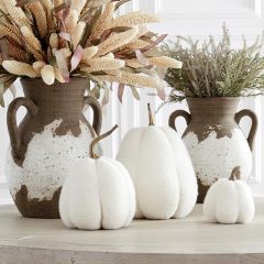 Double Handle Rustic Charms Vase Pot