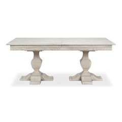 Double Pedestal Expandable Dining Table