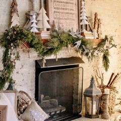 Dove Silhouette Wire Garland