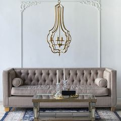 Dramatic Grace 4 Light Chandelier