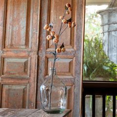 Dried Faux Mini Pumpkin Stem