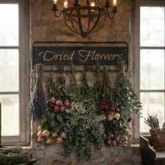 Dried Flowers Wall Rack