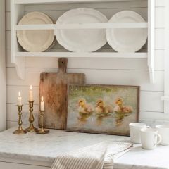 Duckies In A Row By Petals Prints Design Wall Art
