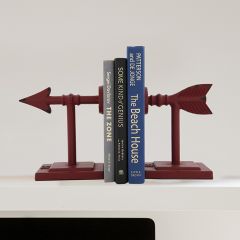 Iron Arrow Shaped Bookends