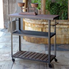 Dark Elegance Rolling Cart