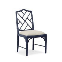 Handsome Blue Sawyer Side Chair