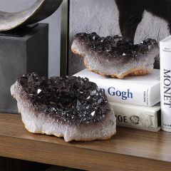 Decorative Rhea Crystal Statuary Set of 2