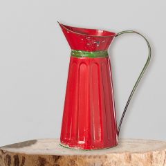 Bright Hued Decorative Steel Pitcher