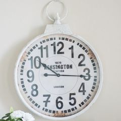 Oversized LARGE 1870 Kensington Station Clock