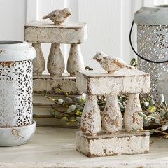 Bird On Banister Bookends