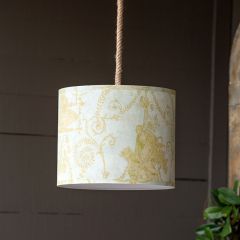 French Quarter Drum Shade Pendant Light