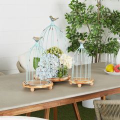 Decorative Birdcage Cloche Collection Set of 3
