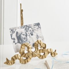 Iron Gold Bow Easel