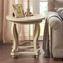 Round Farmhouse End Table