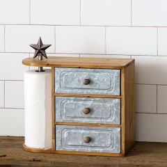 Paper Towel Holder Tabletop Organizer