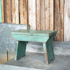 Distressed Farmhouse Stool