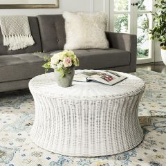 Rattan Cocktail Ottoman